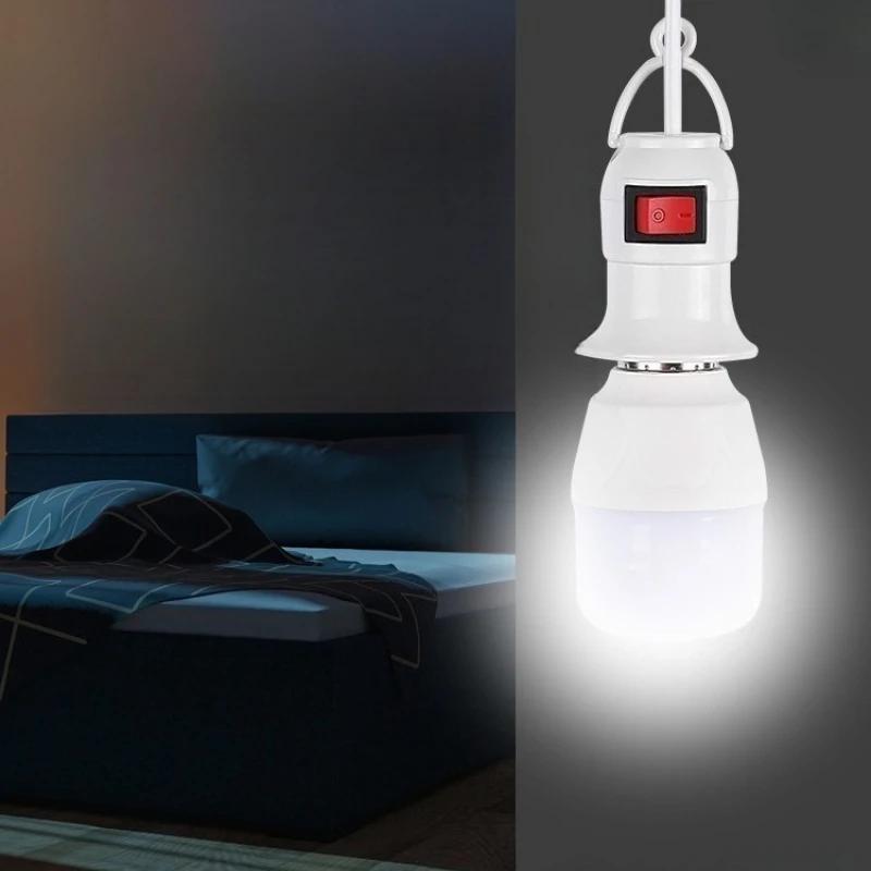 1/5PCS 2.3M E27 Hanging Indoor Plants Light Holder Garden Lampholder Cable EU /US with On/Off Switch Lamp Holder for Desk Light