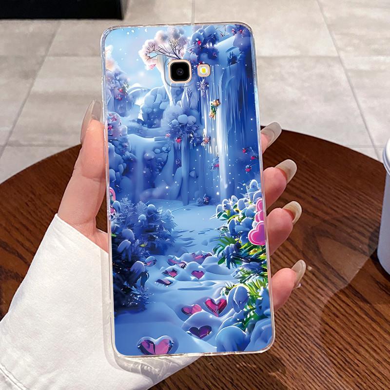 Für Samsung Galaxy J4 Plus Hülle SM-J415F Ästhetisch Niedliche Katze Astronaut Transparent Handyhülle Für Samsung J4Prime 2018 Rückseite