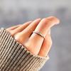 Women's Minimalist Twisted Spiral Ring – European & American Style