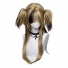 Synthetic Ombre Blonde Black Layered Wig Double Ponytail Cosplay Lolita Wigs  Halloween
