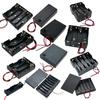 Aa Battery Case Aa Battery Box 1/2/3/4 Slot Aa Battery Holder 14500 Aa Storage Box Diy With Leads Series Connection