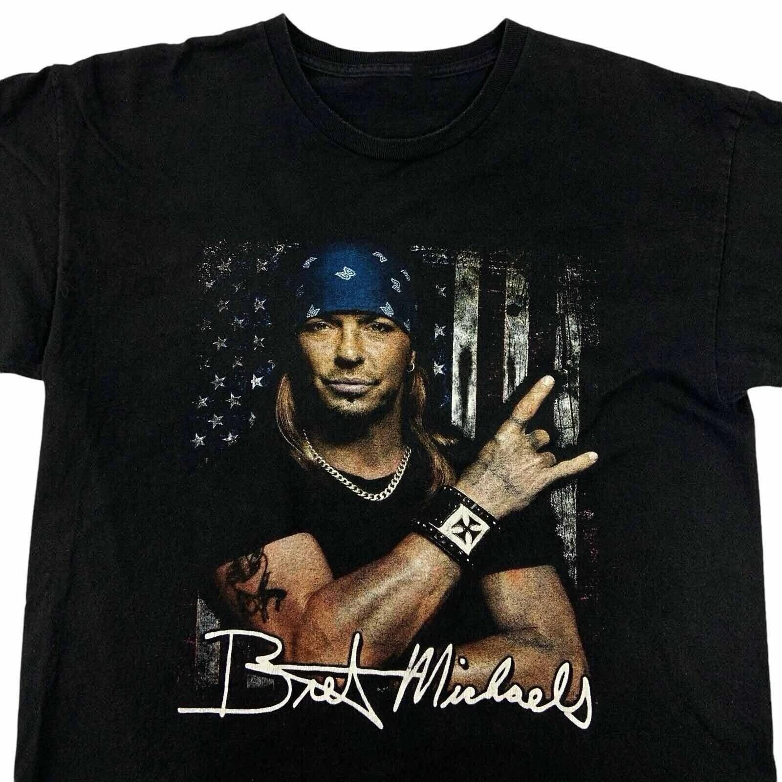 Bret Michaels 2019 Rock The World Tour Shirt Unisex Black S-5XL S