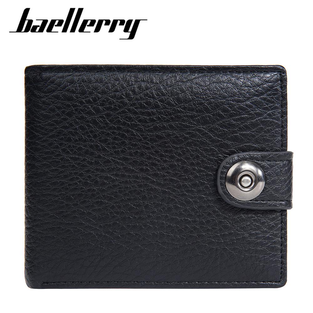 Men's Fashion Multi-Function Short Zipper Wallet Hasp Billfold Coin Purse