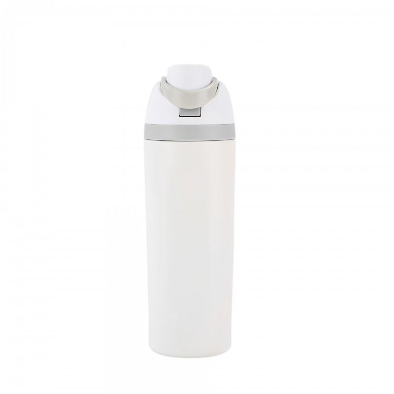 Double-Layer 304 Stainless Steel Insulated Water Bottle With Silicone Lid 700ml 1000ml Leak-Proof Sport Tumbler Outdoor