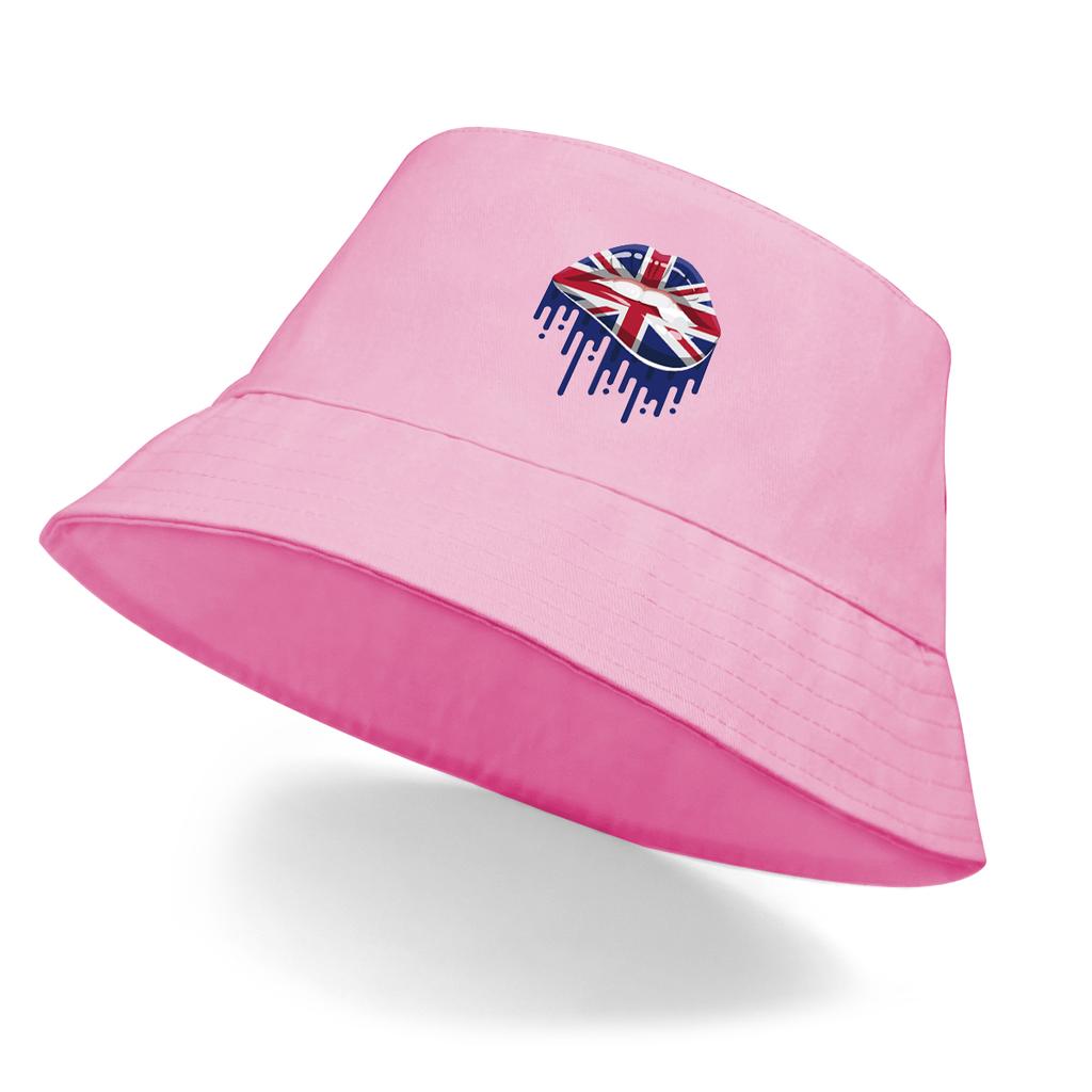 Lips Flag Of Australia Bucket Hat Hip Hop Bucket Hats UV Protection Bucket Hat Woman Fit Sun Hat Ideal Choice For Outdoor Sports