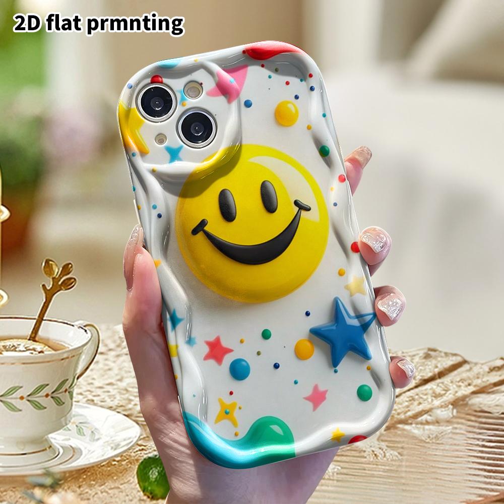 Phone Case: 2D flat, fits iPhone 18, 17, 16, 15, 14, 13, 12Pro protective case, bright and lively, perfect Christmas and Halloween holiday gift