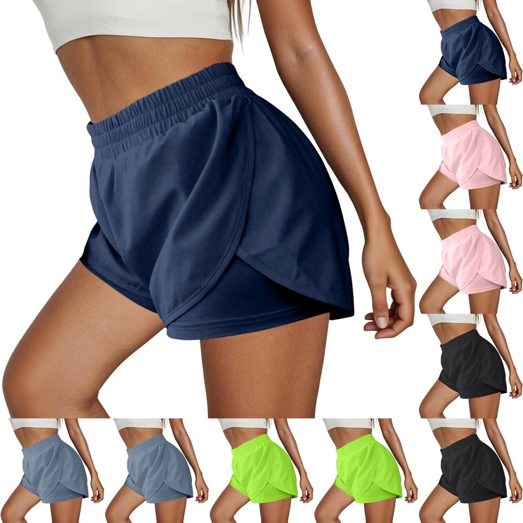 Women's Breathable Quick-drying Sports Shorts -light Yoga Shorts Slim-fit Running Fitness Pants