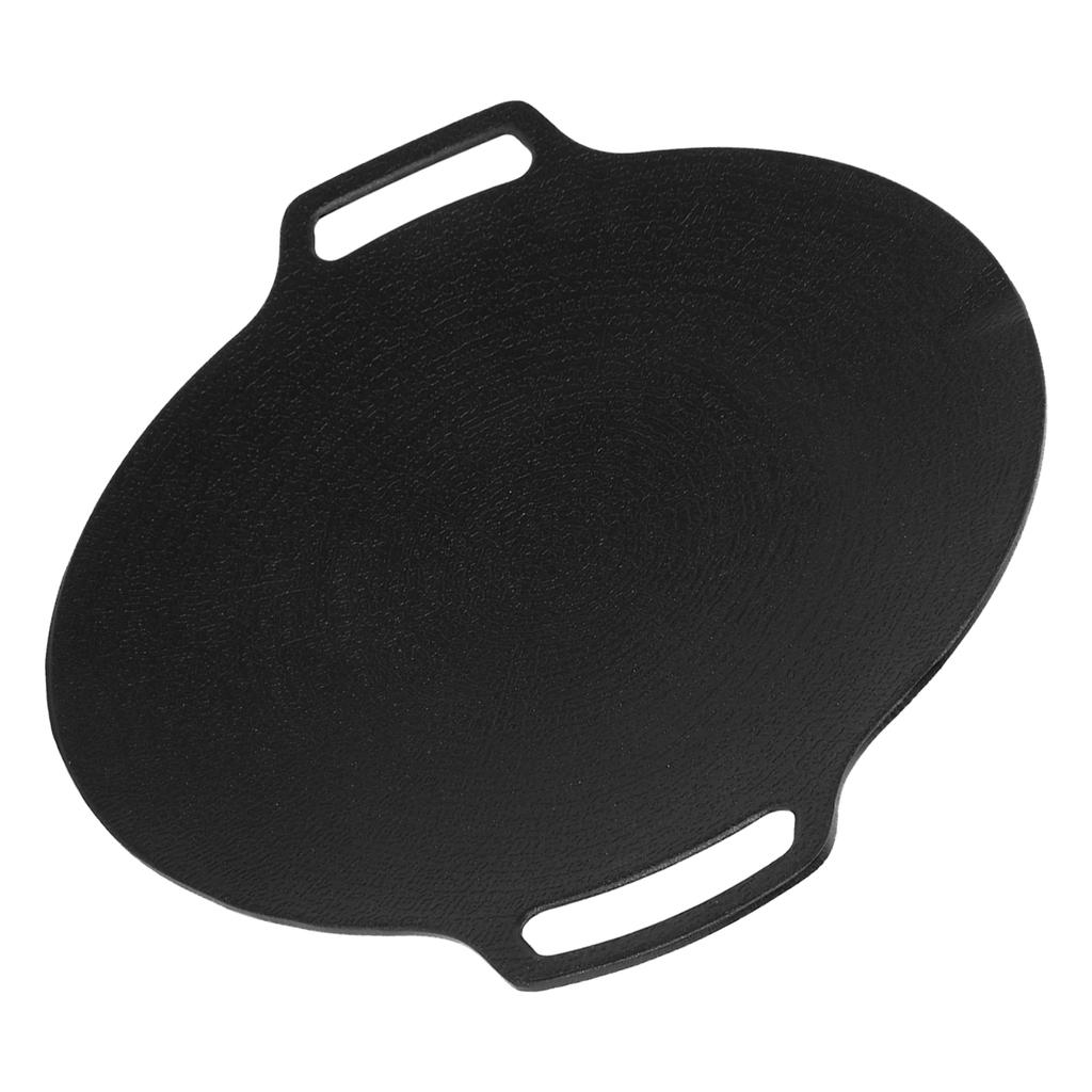 Korean   BBQ Grill Pan Korean Round Griddle Non Stick 6 Layer Coating Round Griddle for Indoor Outdoor
