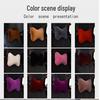 Car Plush Neck & Waist Pillow Set - Bone-Shaped Headrest Pair