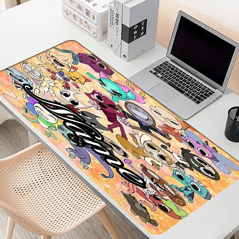 Kişiye Özel İsimli Dandy'nin Dünya Desenli Mouse Pad, Dizüstü Bilgisayar Masa Matı, Ev İçin Dekoratif Masa Matı Klavye Altlığı Hediye