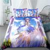 Genshin Impact Bedding Set Game Print Duvet Cover Quilt Soft Duvet Cover Sets Home Textile Queen King Size Girl Kids Room Decor