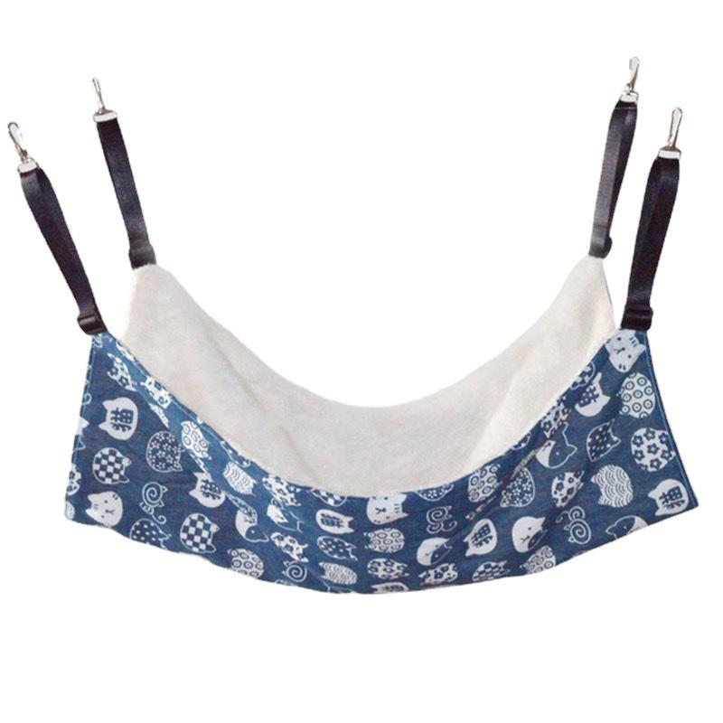 Adjustable Cat Hammock: Multi-Season Hanging Bed for Cage or Home Use