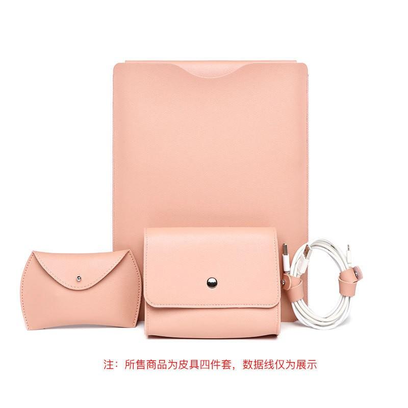 Laptop Sleeve Lock Edge Faux Leather MacBook Pro 13 Inch Lenovo Air