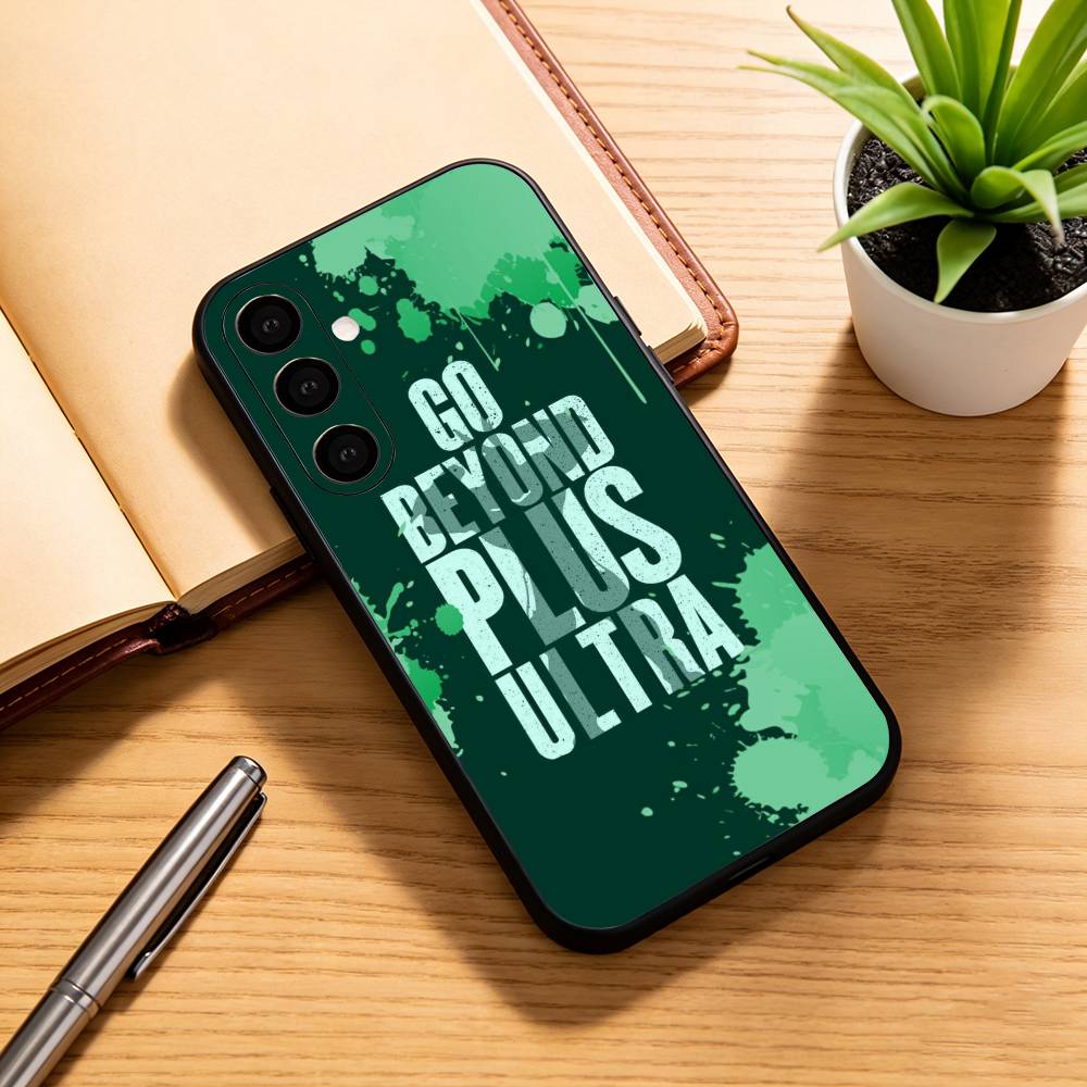 

My hero A-academia L-Izuku M-Midoriya Phone Case Black Silicone Soft For Samsung Galaxy A73,A72,A71,A70,A53,A52,A51 Samsung a11