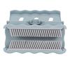 Shower Wall Hair Catcher Silicone Slipless Drain Protection Hair Trap Collector for Bathroom