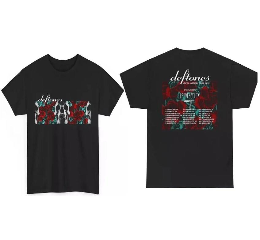 

Tshirt Deftones, Sweatshirt Deftones, Hoodie Deftones North American tour 2025 4XL