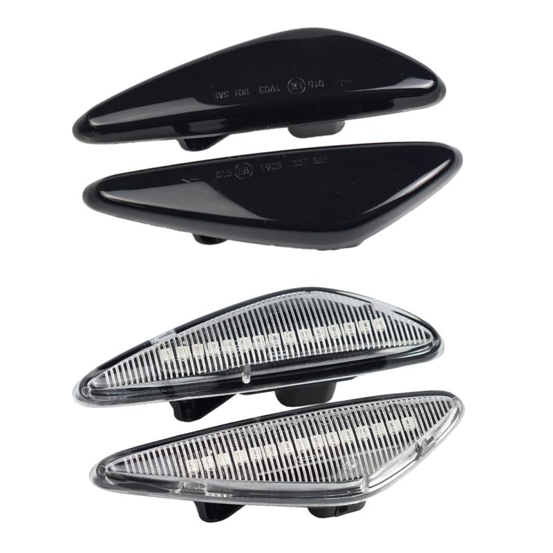 2Pcs LED Dynamic Car Turn Signal Lights For Mazda 5 CW 6 GH MX-5 ND RX-8 Car Side Marker Lights For Fiat 124 Spider Abarth