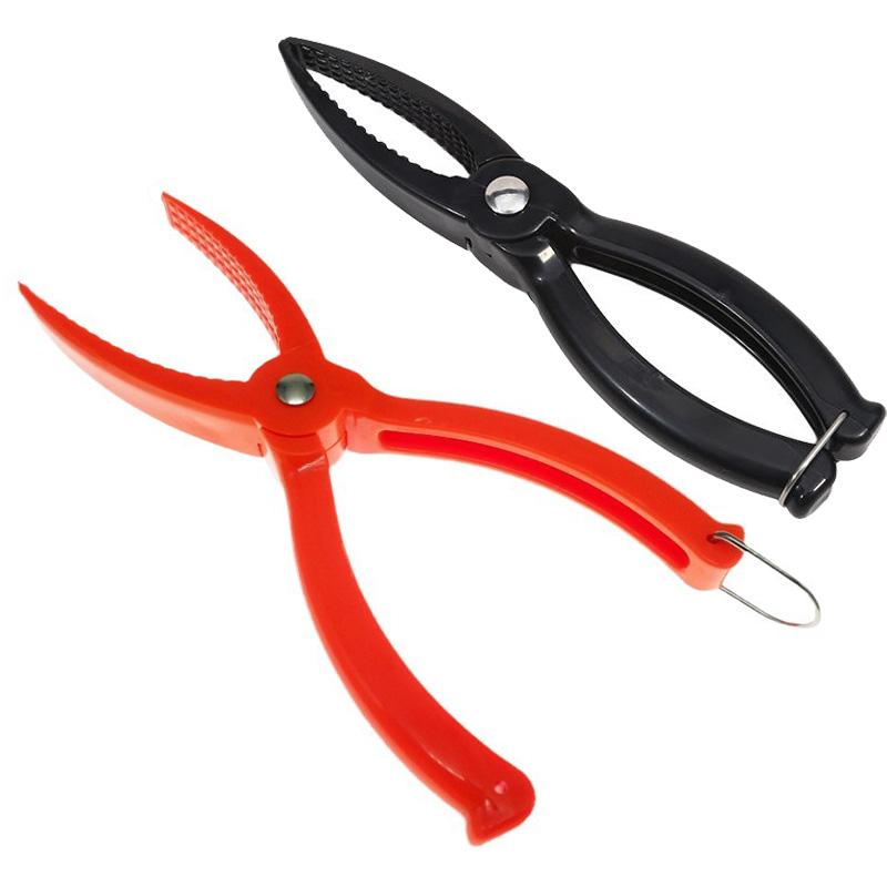 Outdoor Fishing Lip Grip Tool - Non-Slip Plastic Fish Control Device Clamp Lure Fish Clamp Controller with Plier Supplies Kit