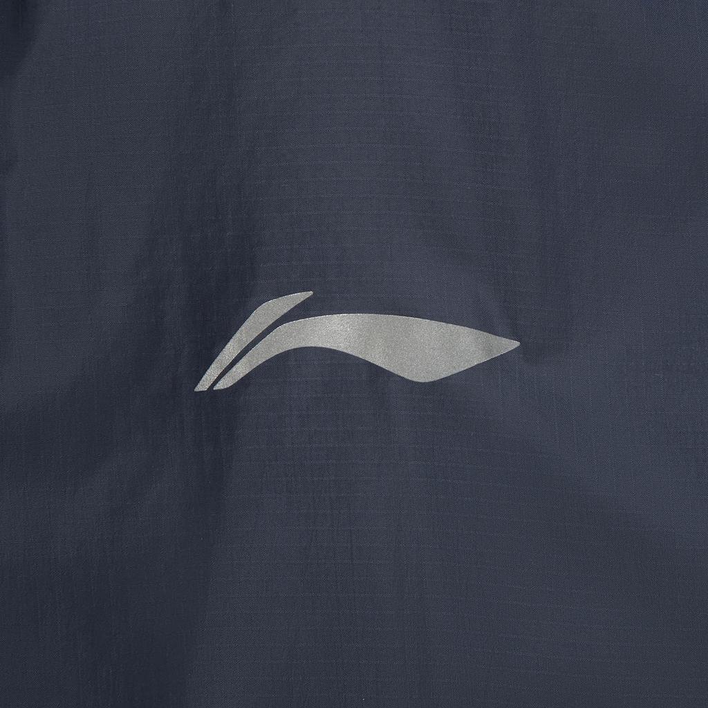 Li Ning Fitness Series Casual Fashion Urban Cycling Commuting Sports Hooded Loose Logo Cotton Jacket Men Jacket Navy-Blue AJMV257-5