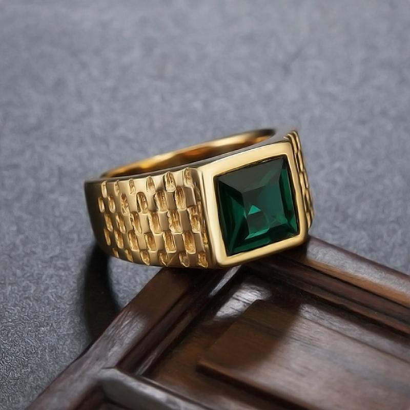 Men's/Women 316LStainless/Titanium Steel Gilded Rings Classic Fashion Trend High Quality Jewelry