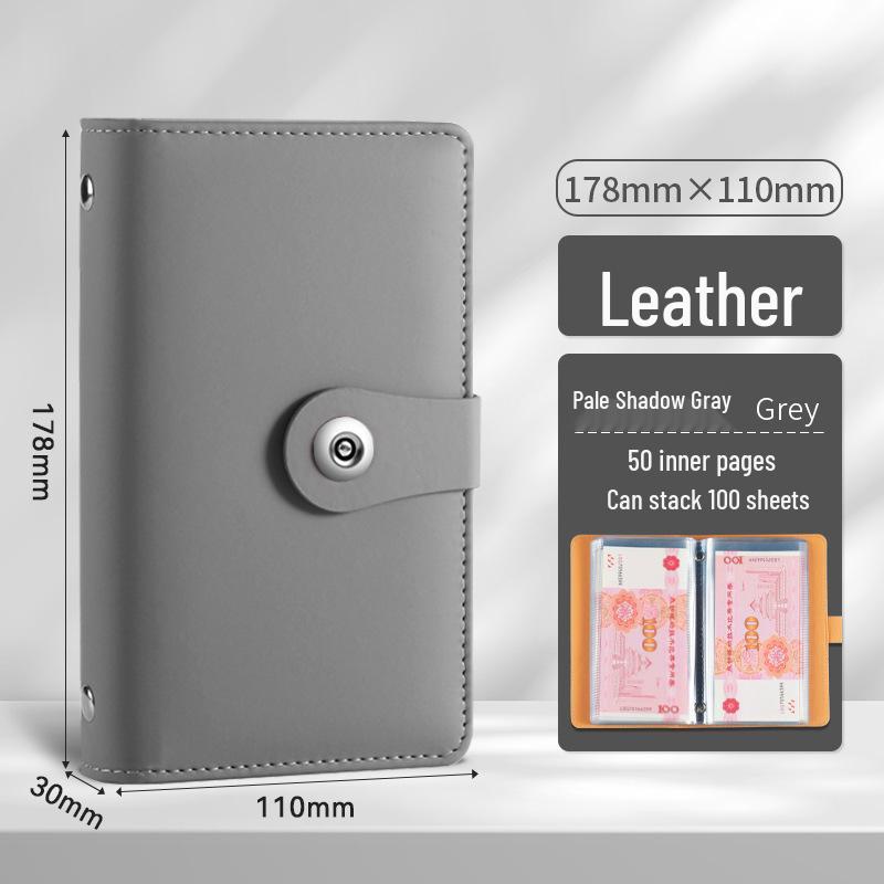 2024 Large Capacity Cash Savings Book with Password Lock - Portable Financial Management and Receipt Storage