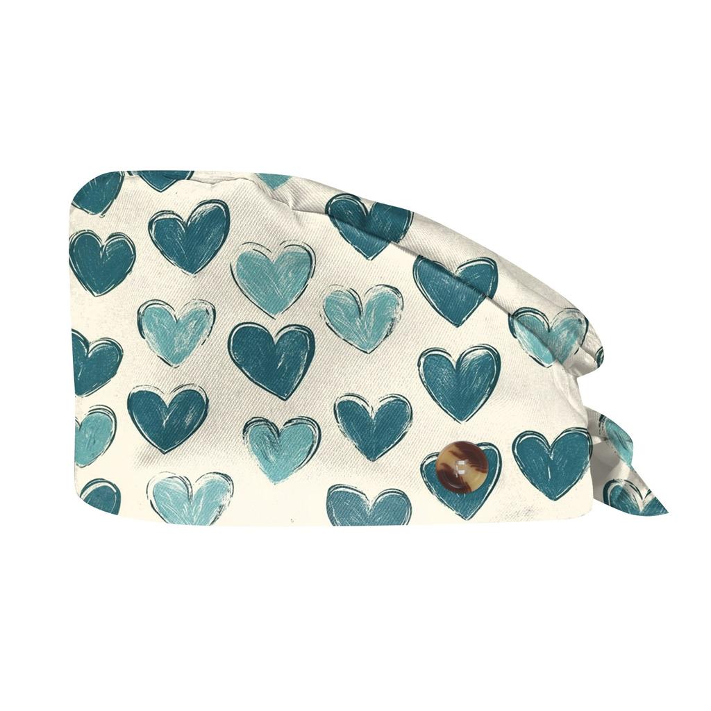 Módní valentýnský tisk pracovní čepice ležérní mycí čepice čepice