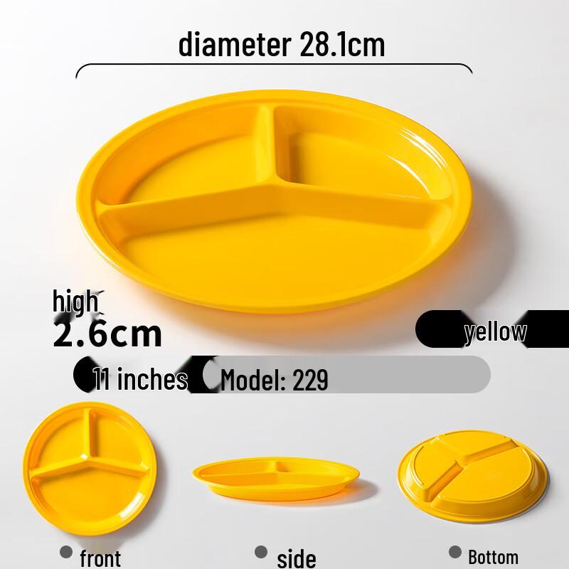 Melamine Segmented Canteen Plate