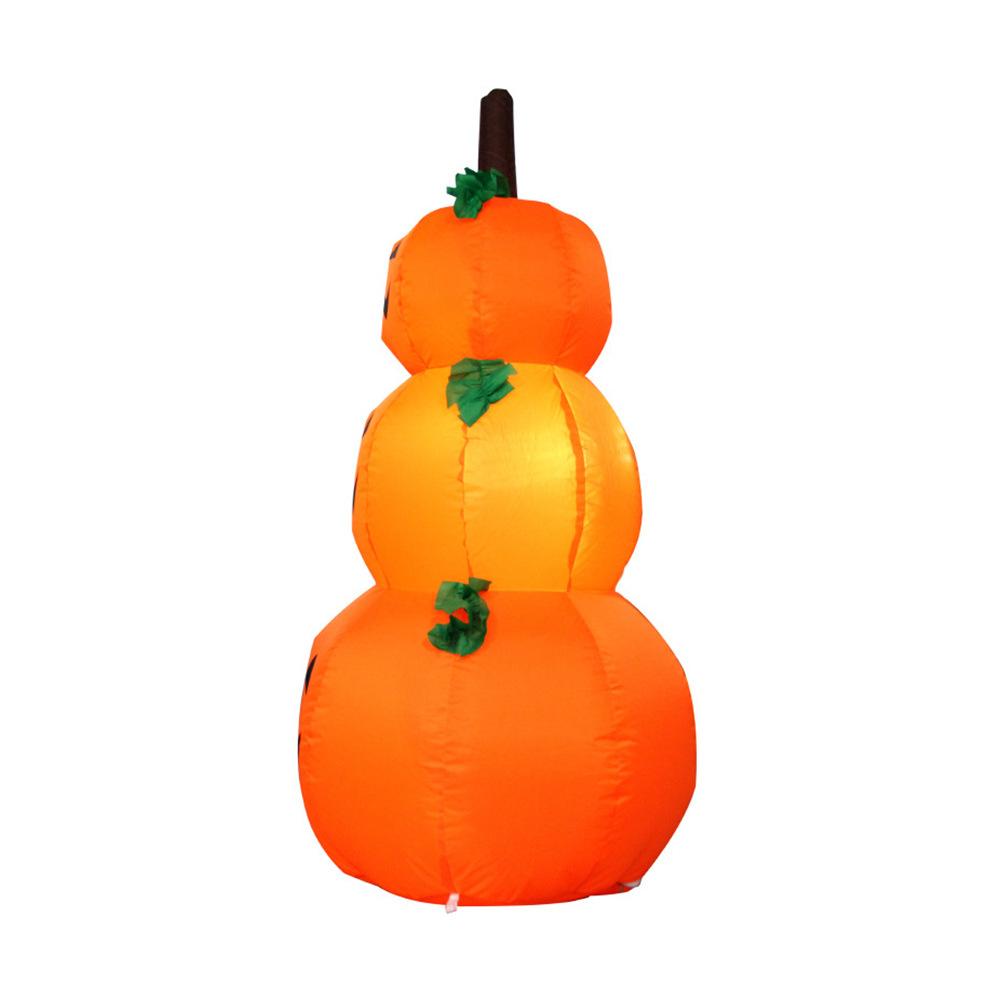 Halloween Inflatable Pumpkin 1.2m 3 Ghost Decor for Party Outdoor Decoration