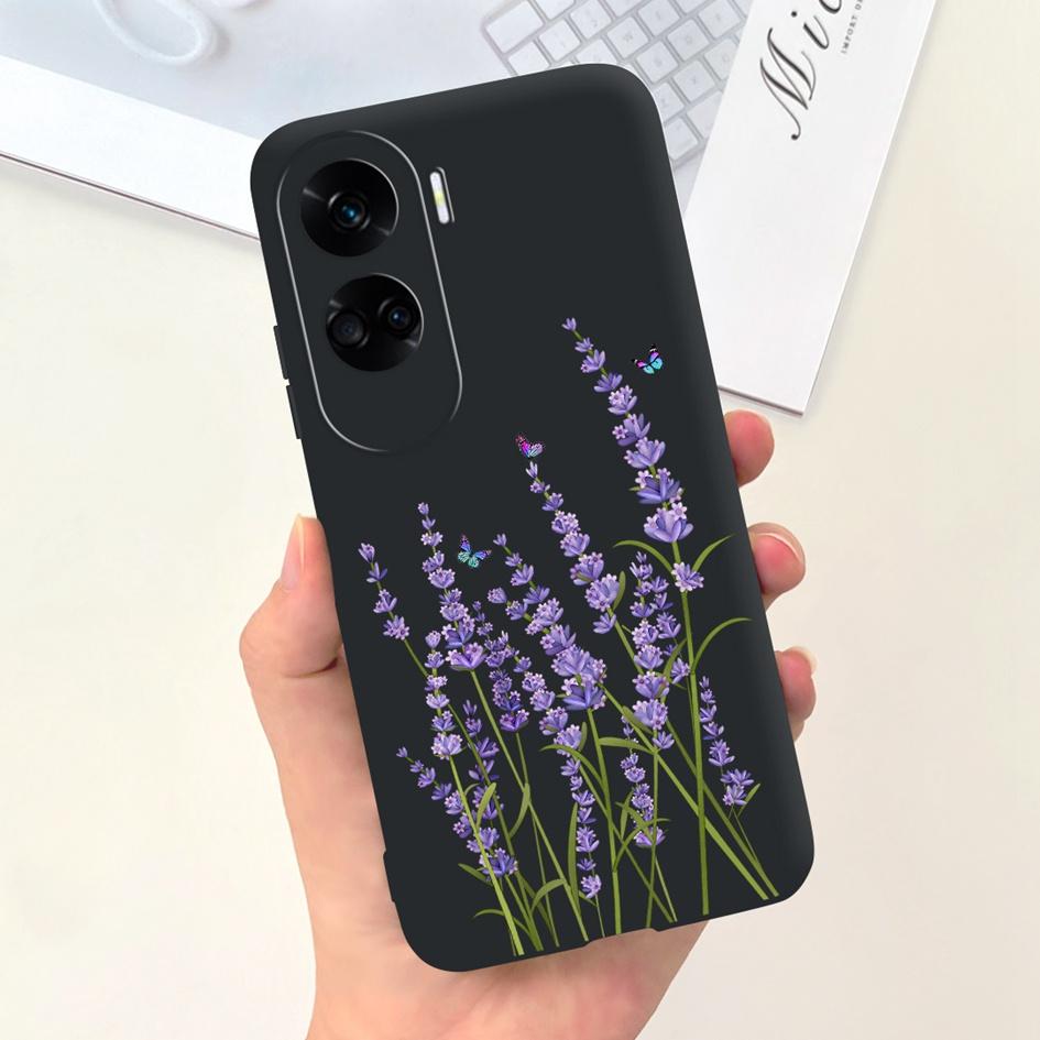 For Cover Honor 90 Lite Phone Case CRT-NX1 Fashion Butterfly Cartoon Slim TPU Soft Silicone Back Cover For Honor 90Lite 5G Funda