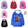 4997 Funny Zoey Rumi Mira Hoodies Kids Girls Kpop Rumi Zoey Mira Print Casual Long Sleeves Velvet Warm Winter Hoodie