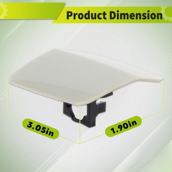 Left+Right Headlight Washer Cover Cap for 2011-2013 BMW E92 E93 LCI 328i xDrive