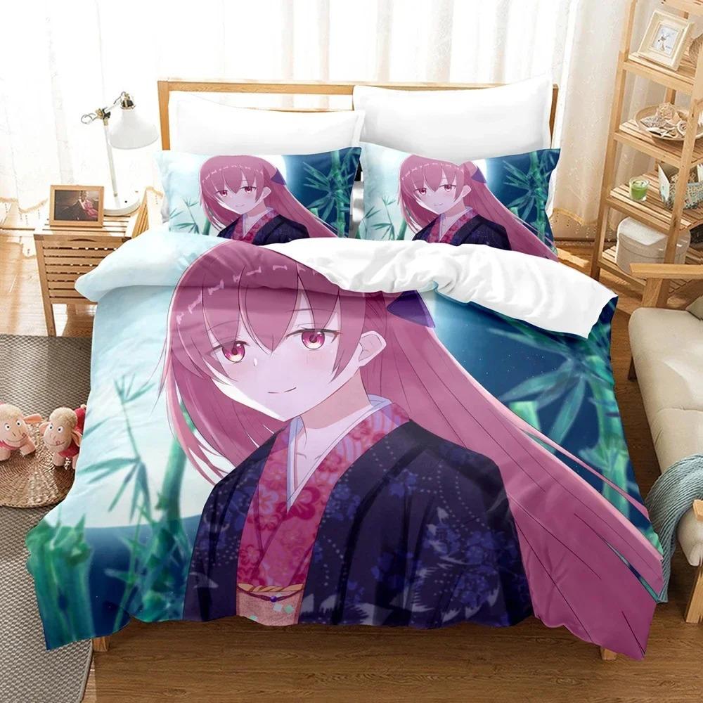 Pohodlný set povlaků na peřinu s anime potiskem, včetně povlaku na peřinu a povlaků na polštáře. Velikosti King, Queen, Twin. Pro chlapce, dívky a děti.