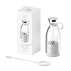 Portable Blender 11.8 Oz 350ml White 214B Model Food-grade PC + ABS Magnetic USB Charging 1400mAh 7.4V 490g 82*82*218mm with 1