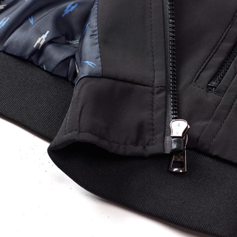 ROMON Men's Casual Stand-Collar Jacket