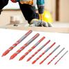 Drill Bit Set Multi Purpose Bits Accessory for Ceramic Tile Concrete Glass Drilling(8Pcs )