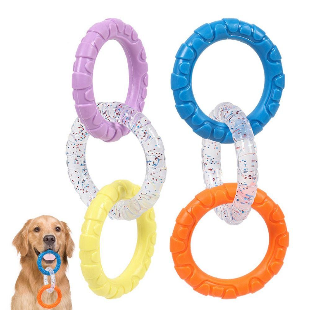 

TRP Кольца для жевания зубов у собак, устойчивые к укусам, кольцо для укуса щенка, игрушка для собак, избавляющая от скуки