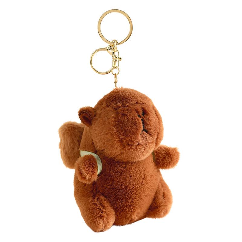 Χαριτωτό Κλειδοθήκη-Μαριονέτα Καπιμπάρα - Γούρι Σακιδίου & Μικρό Δώρο