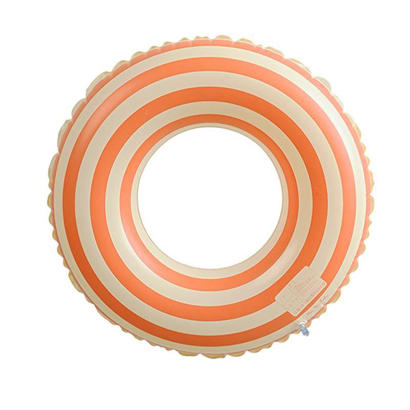 Children's and Adult Crystal Inflatable Swimming Ring with Double Airbag, Underarm Support, and Thickened Single Layer Design
