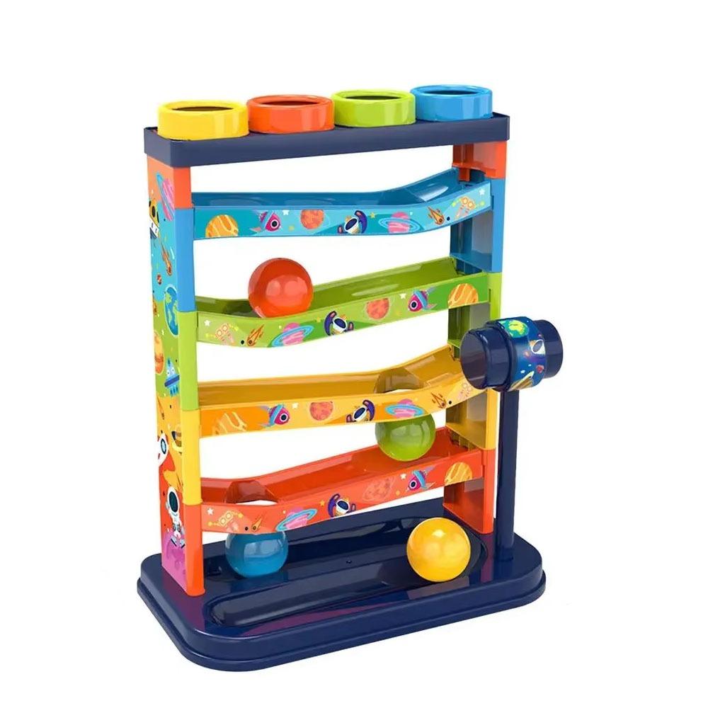 

Интерактивная горка с шариками, пластиковая трасса, игрушка с шариками, подарок на день рождения 1set