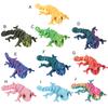 3D Printed Chameleon Articulated Lizard Model with Movable Joints Flexible Chameleon Fidget Toy for Stress Relief Home Office Desk Decoration
