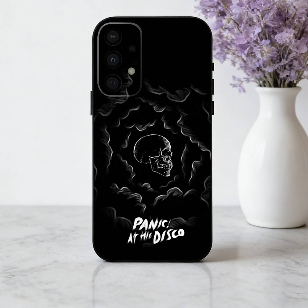 P-Panic A-At-t The D-Disco-o Phone Case For Samsung Galaxy A73,A72,A71,A70,A53,A52,A51,Soft Silicone Black Cover