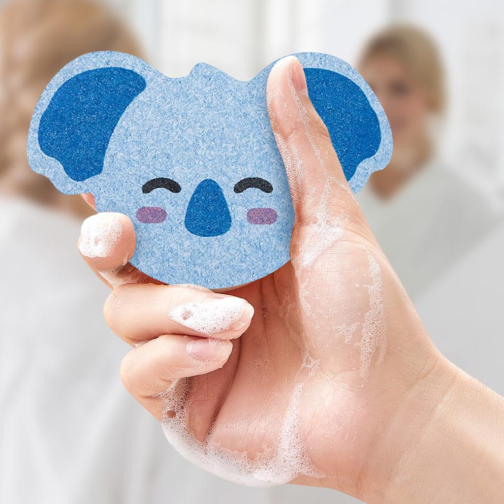 Zvířecí miminko Koupelka Bavlna Houba z dřevité buničiny Kreslená dětská osuška Osuška Bavlna Utěrka do koupele Dřevitá buničina Bavlna