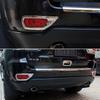 För Jeep Grand Cherokee WK2 Dimbakljus Lampa Stötfångare Dimljus Krom Kåpa Bezel Tillbehör 2011 - 2017 2018 Listning