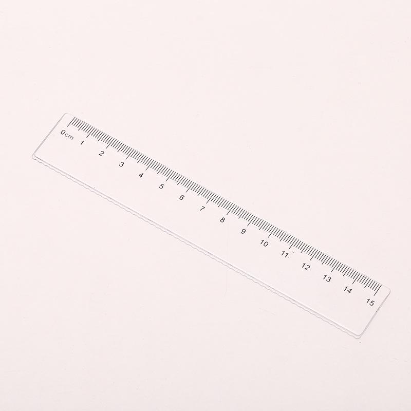Customizable 15cm Student Drawing & Measuring Ruler - No Logo