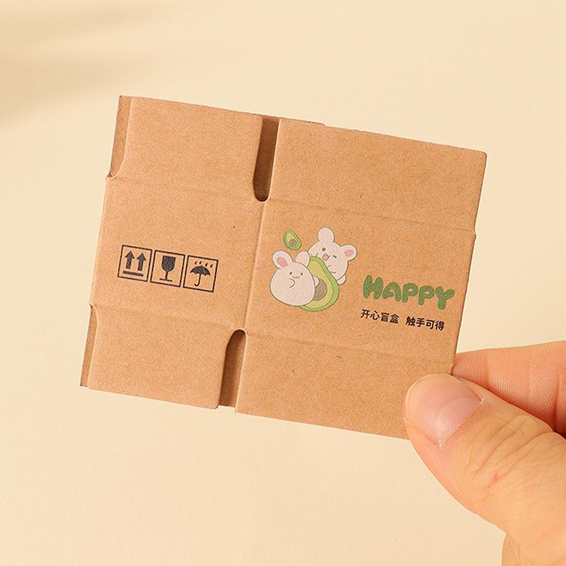 Miniature Creative Mini Express Box Surprise Blind Box Resin Ornaments Trendy Toys
