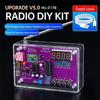 DIY FM Radio Electronic Kit 87-108MHz Adjustable Frequency Digital Display Soldering Project Practice Solder RDA5807S