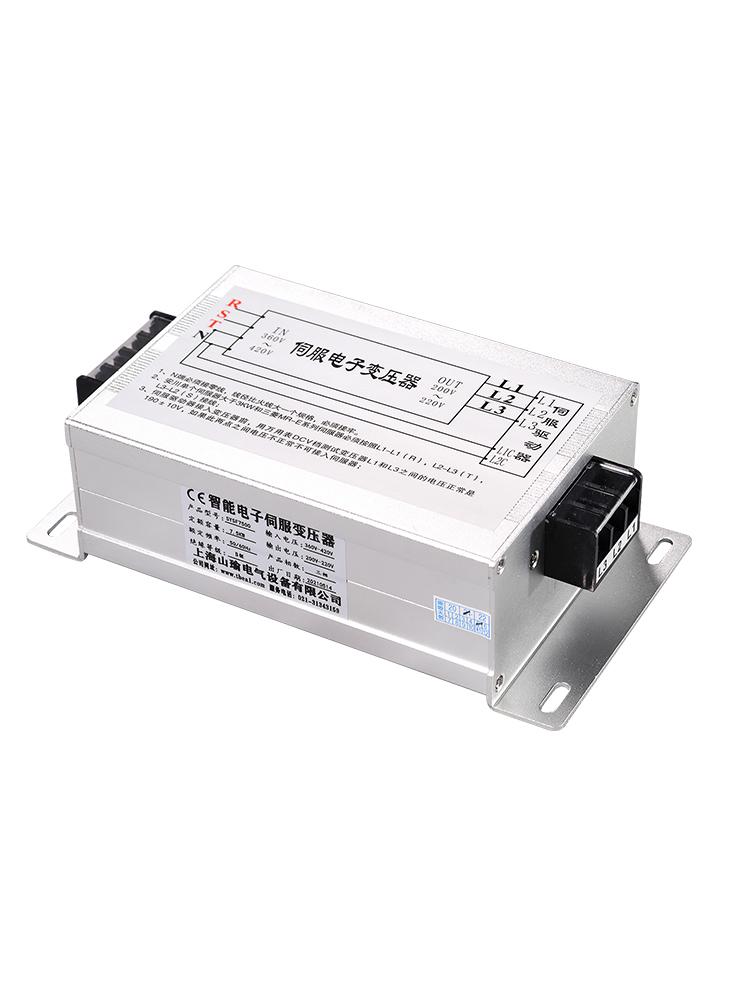 Three-Phase Intelligent Electronic Servo Transformer, 380V to 220V Delta, SYSF 3KW/5KW/6KW/10KVA.