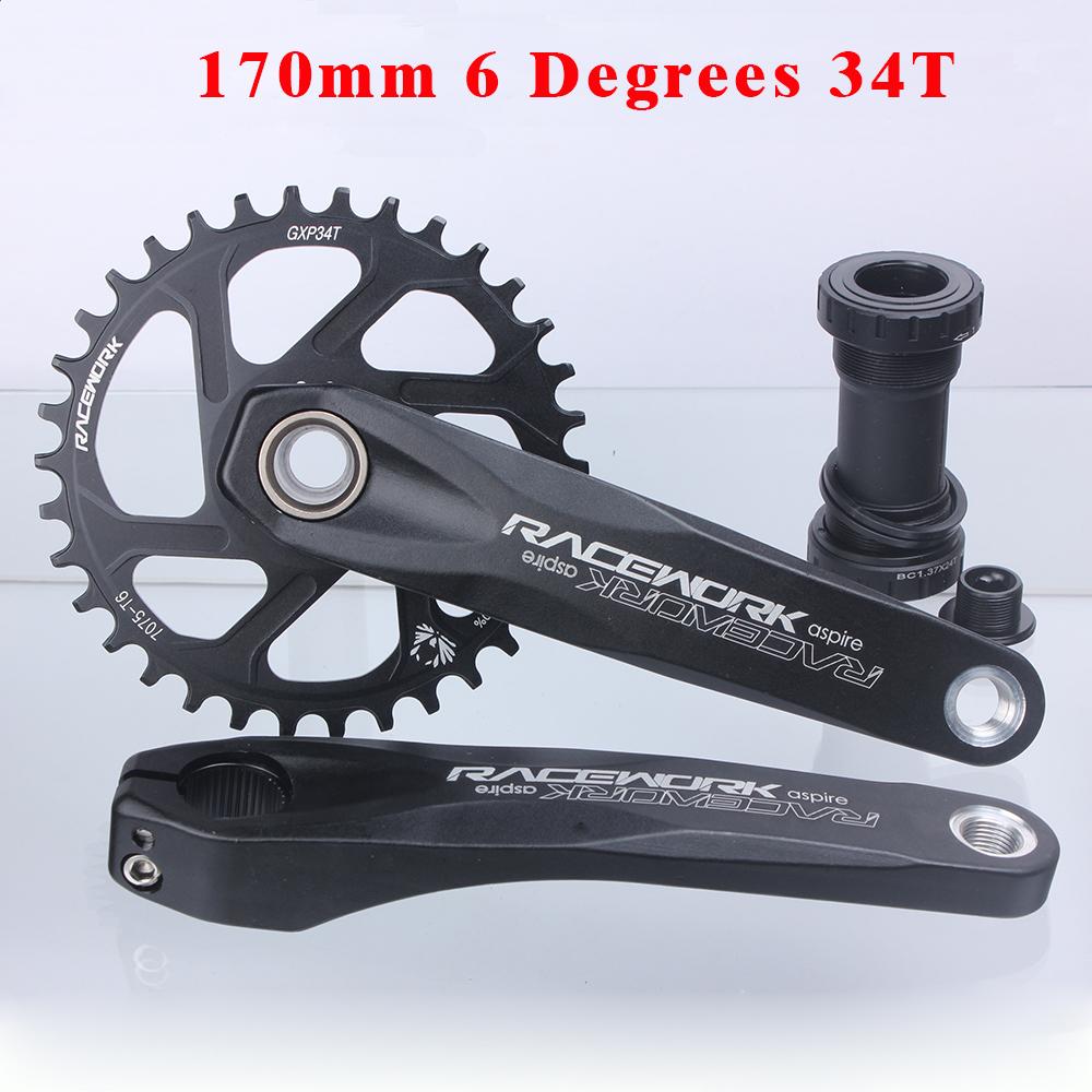 MTB Crankset 170/175mm, 32/34/36/38T GXP Crank