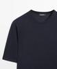 Masimodutti Wool Blend Short Sleeve T-Shirt