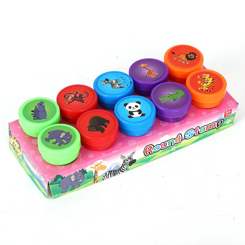 Children's Fun Animal Stamp Set: Valentine's Day & Christmas Edition
